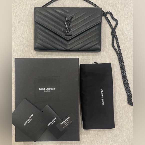 Yves Saint Laurent Black Leather - Picture 2 of 15